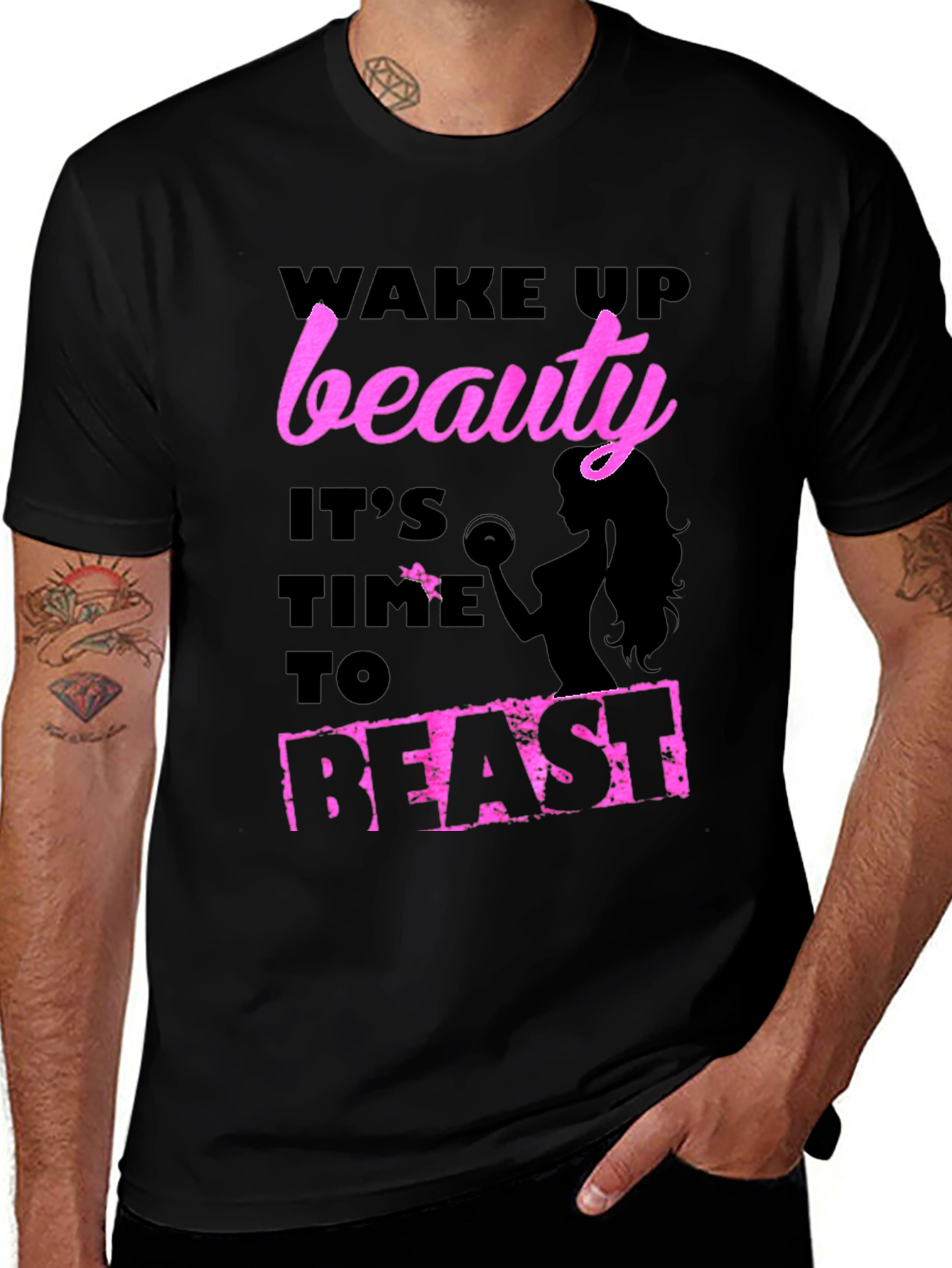 Wake Up Beauty Beast Mode T-Shirt