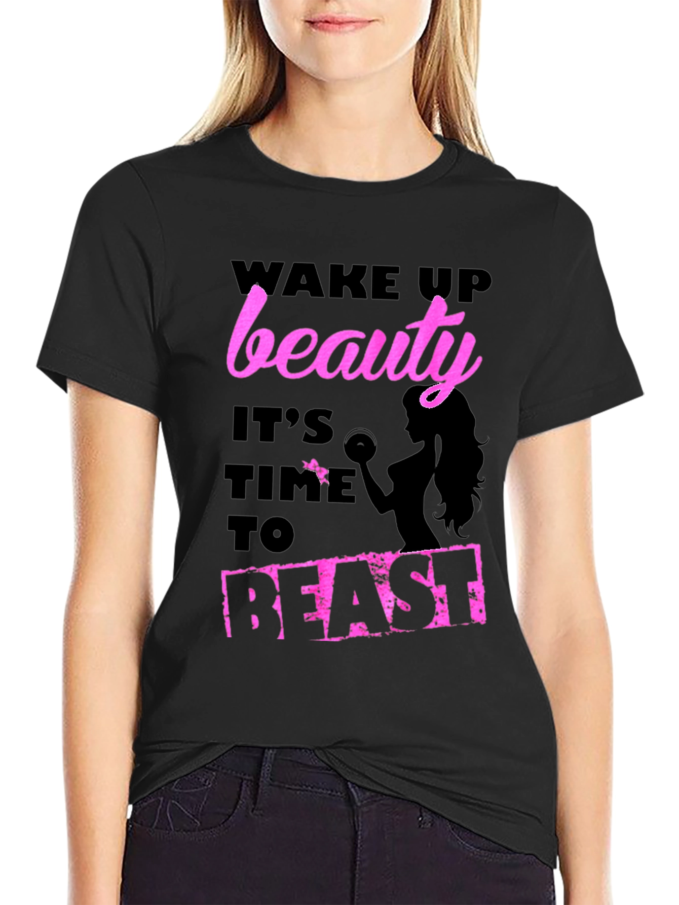 Wake Up Beauty Beast Mode T-Shirt