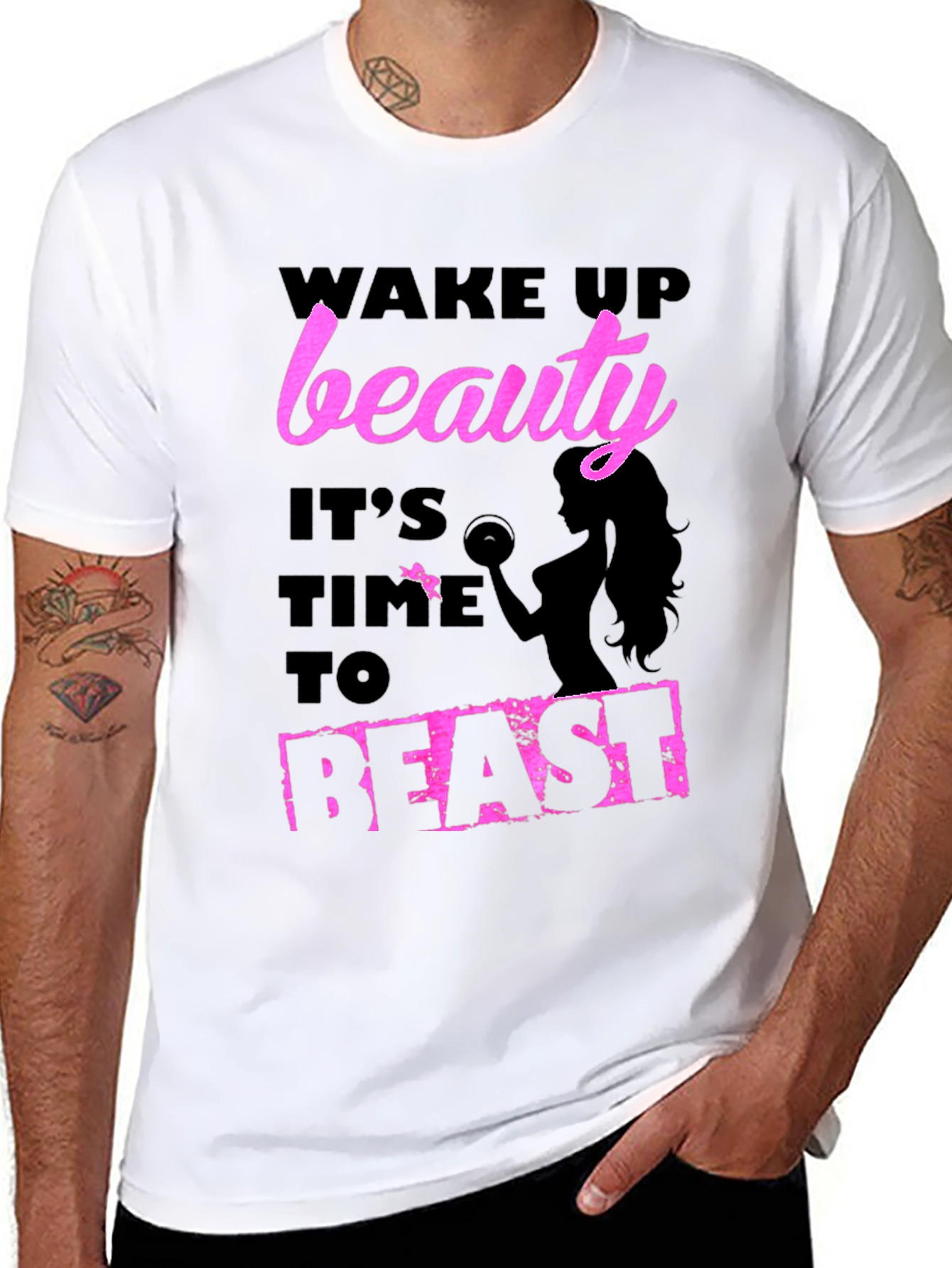 Wake Up Beauty Beast Mode T-Shirt