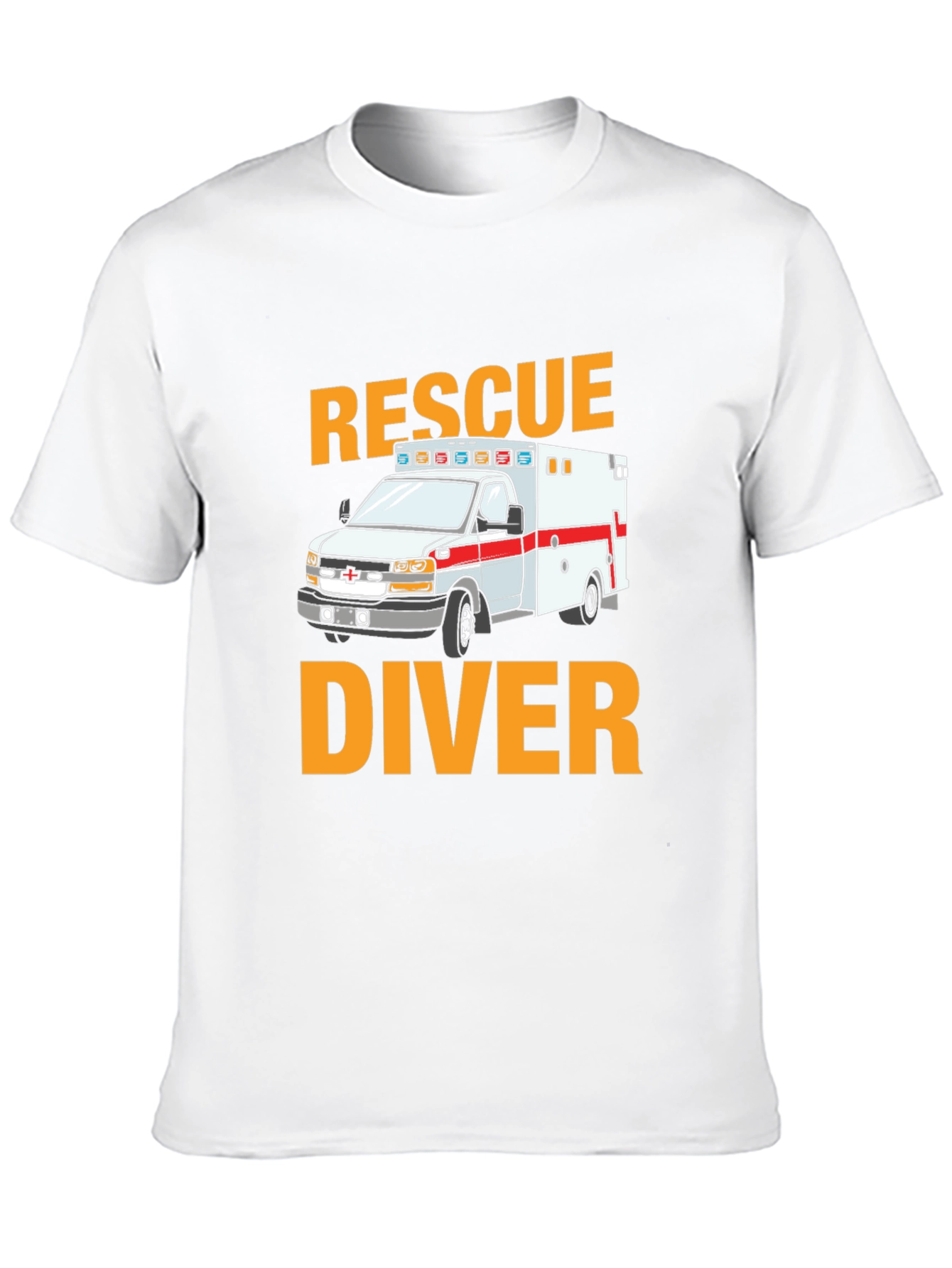 Rescue Diver Ambulance Graphic T-Shirt