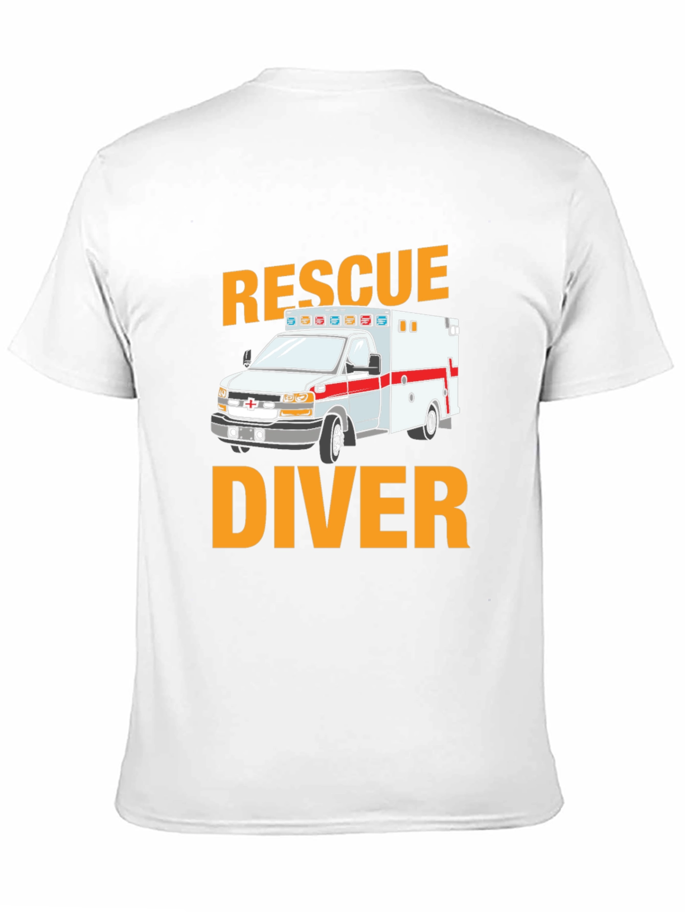 Rescue Diver Ambulance Graphic T-Shirt