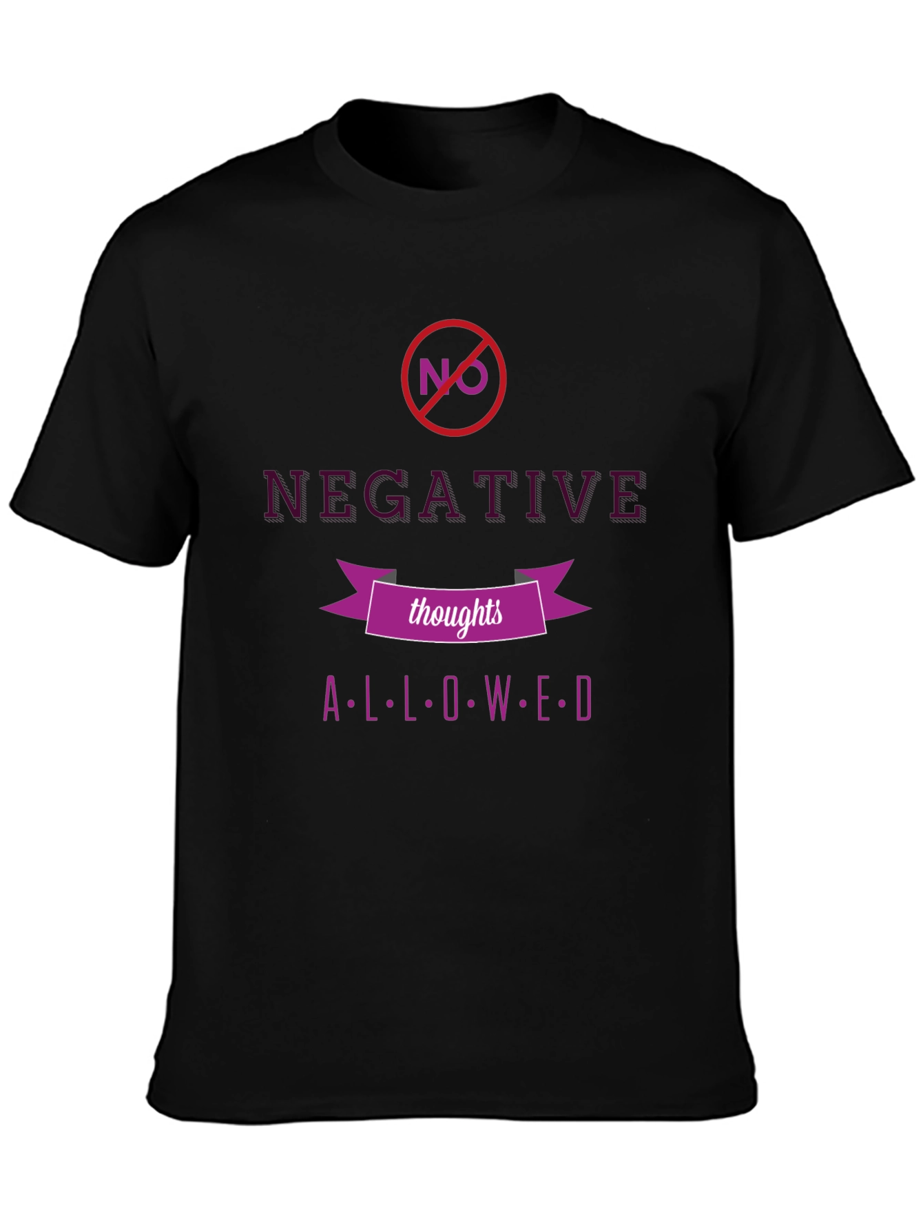 No Negative Thoughts Graphic T-Shirt