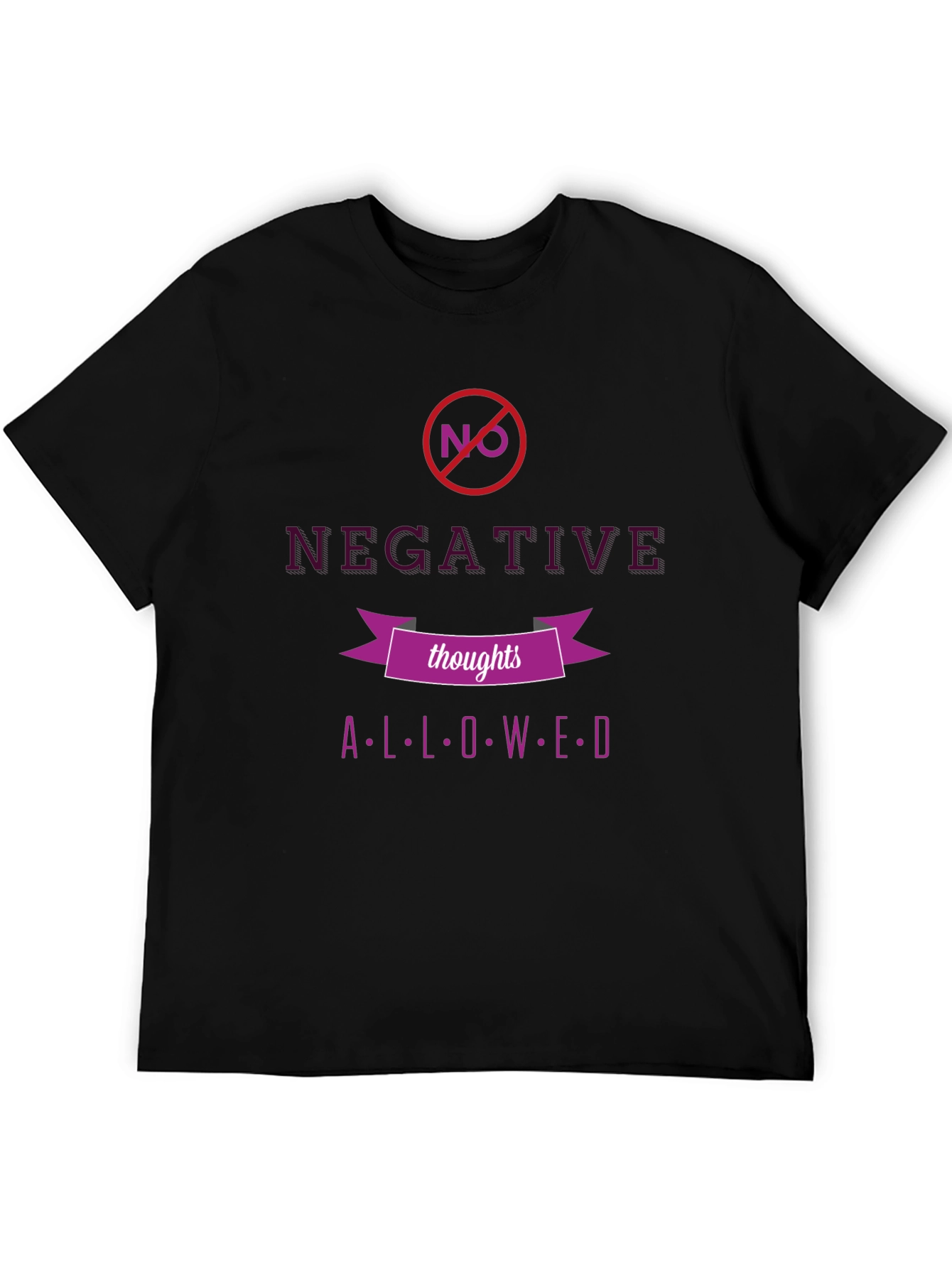No Negative Thoughts Graphic T-Shirt