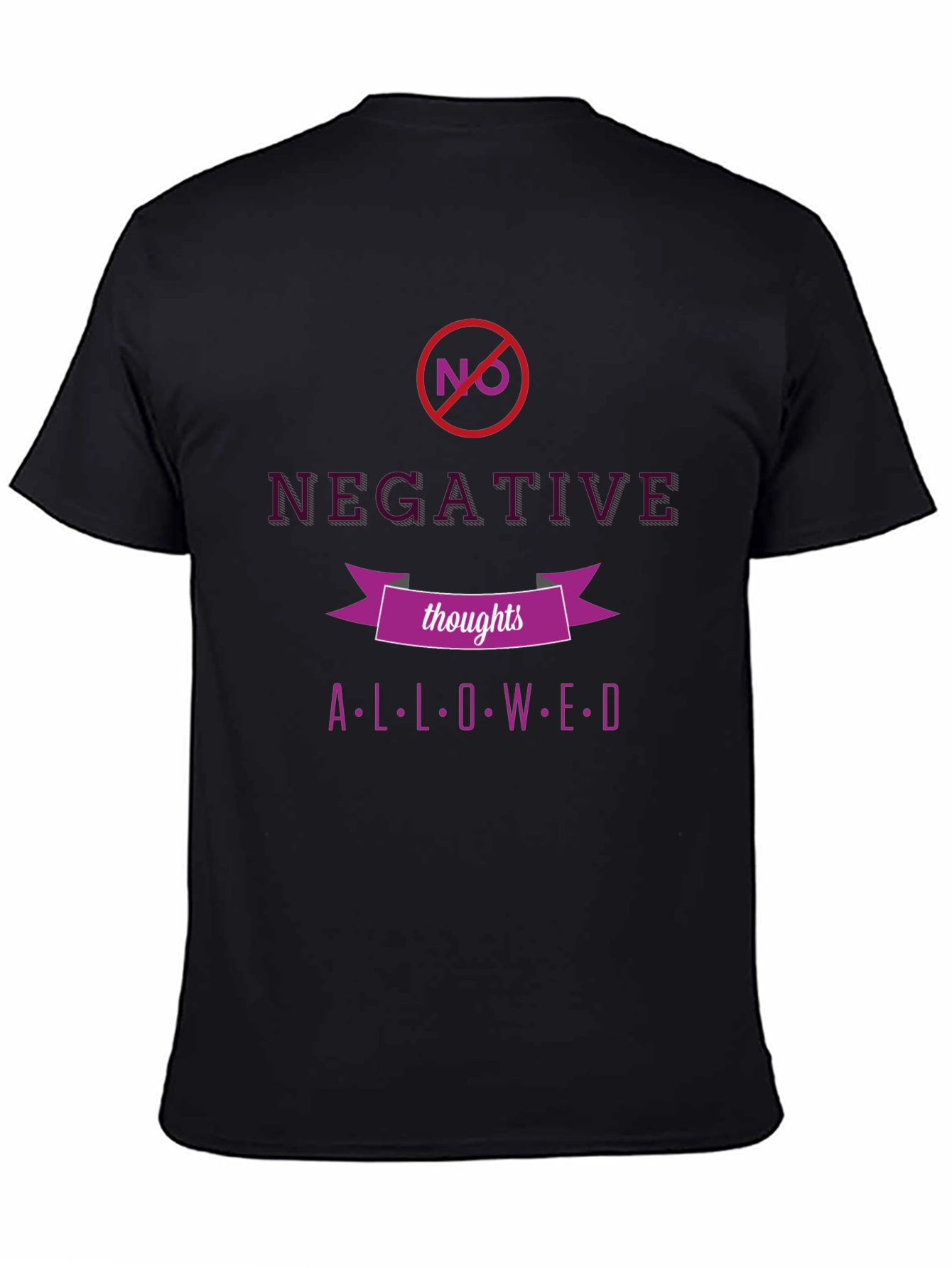 No Negative Thoughts Graphic T-Shirt