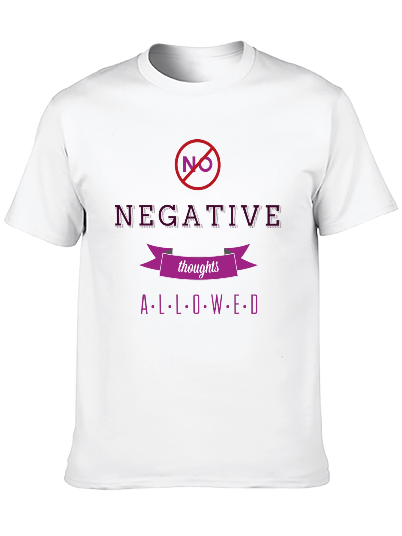 No Negative Thoughts Graphic T-Shirt