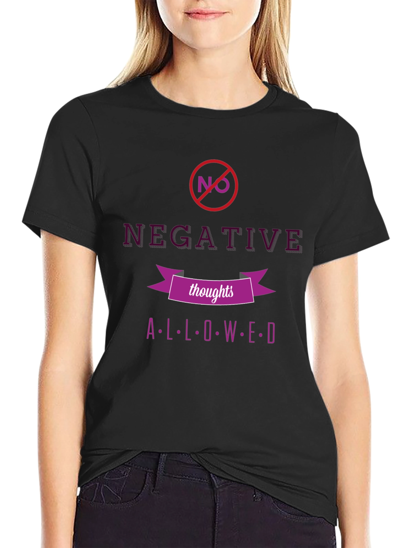 No Negative Thoughts Graphic T-Shirt