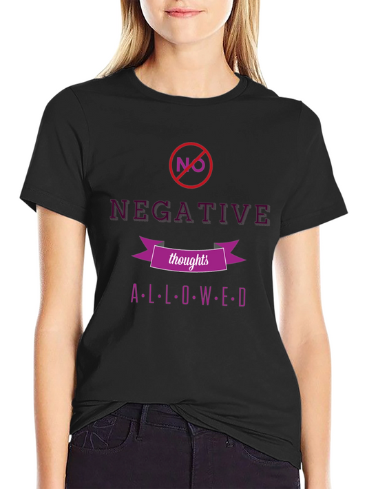 No Negative Thoughts Graphic T-Shirt
