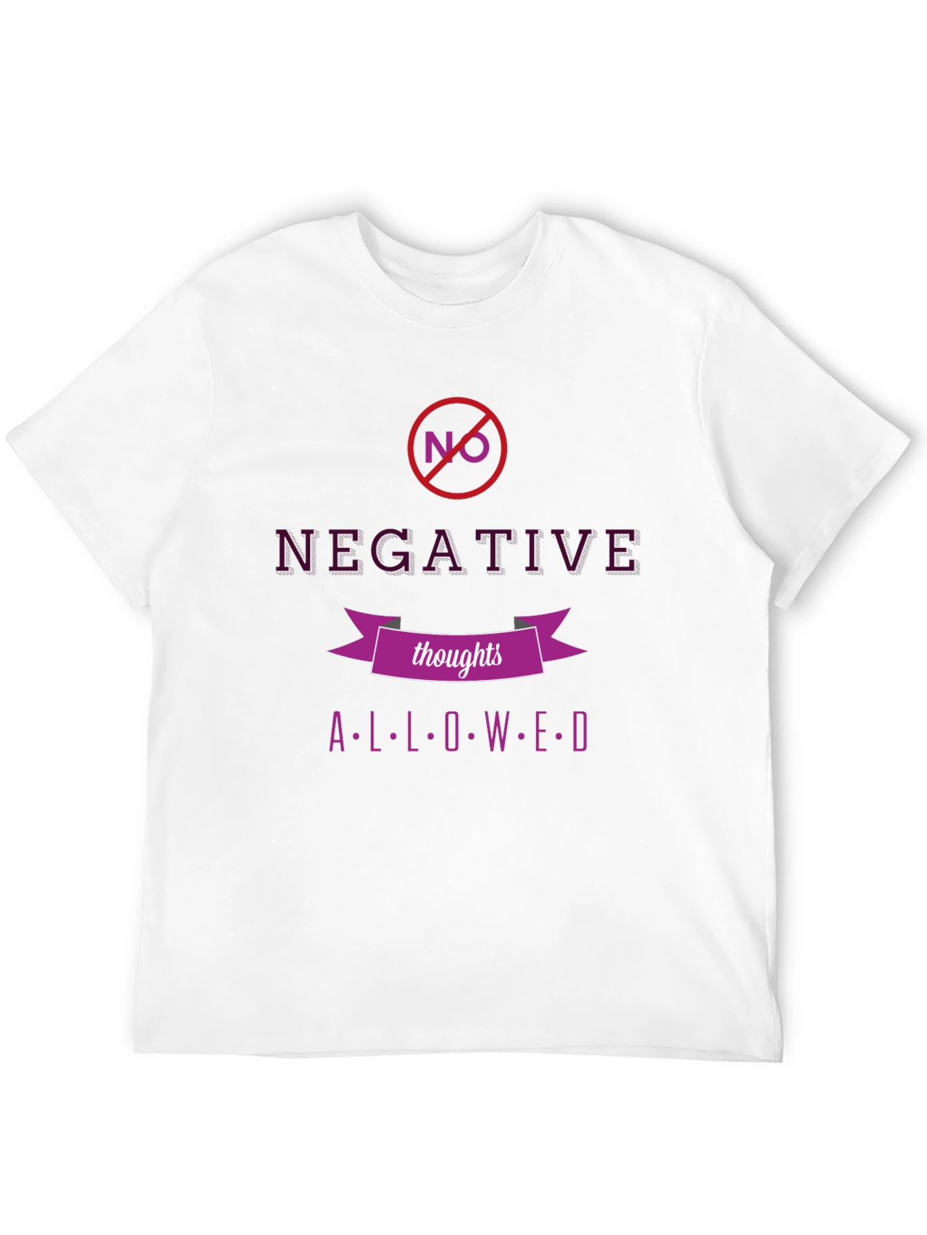 No Negative Thoughts Graphic T-Shirt
