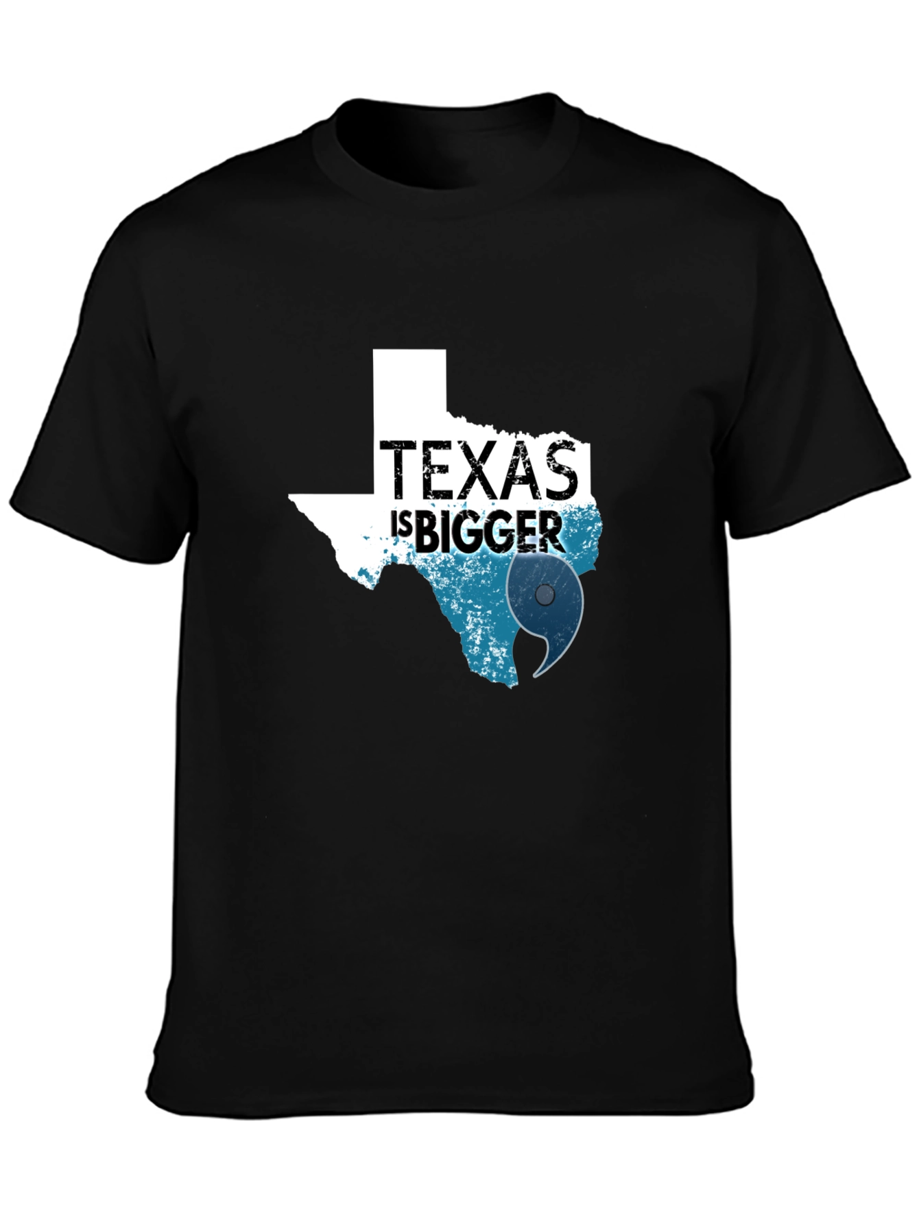 Texas is Bigger Hurricane Graphic T-Shirt