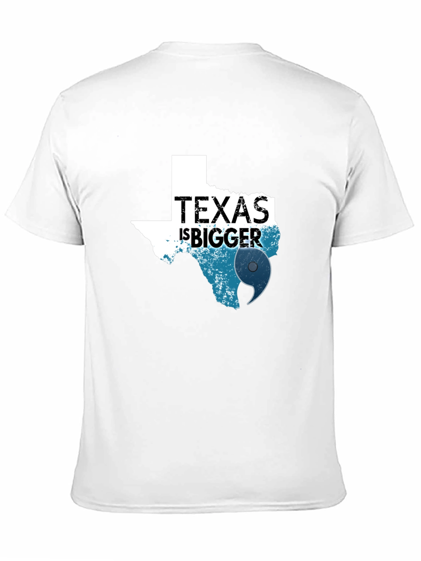 Texas is Bigger Hurricane Graphic T-Shirt