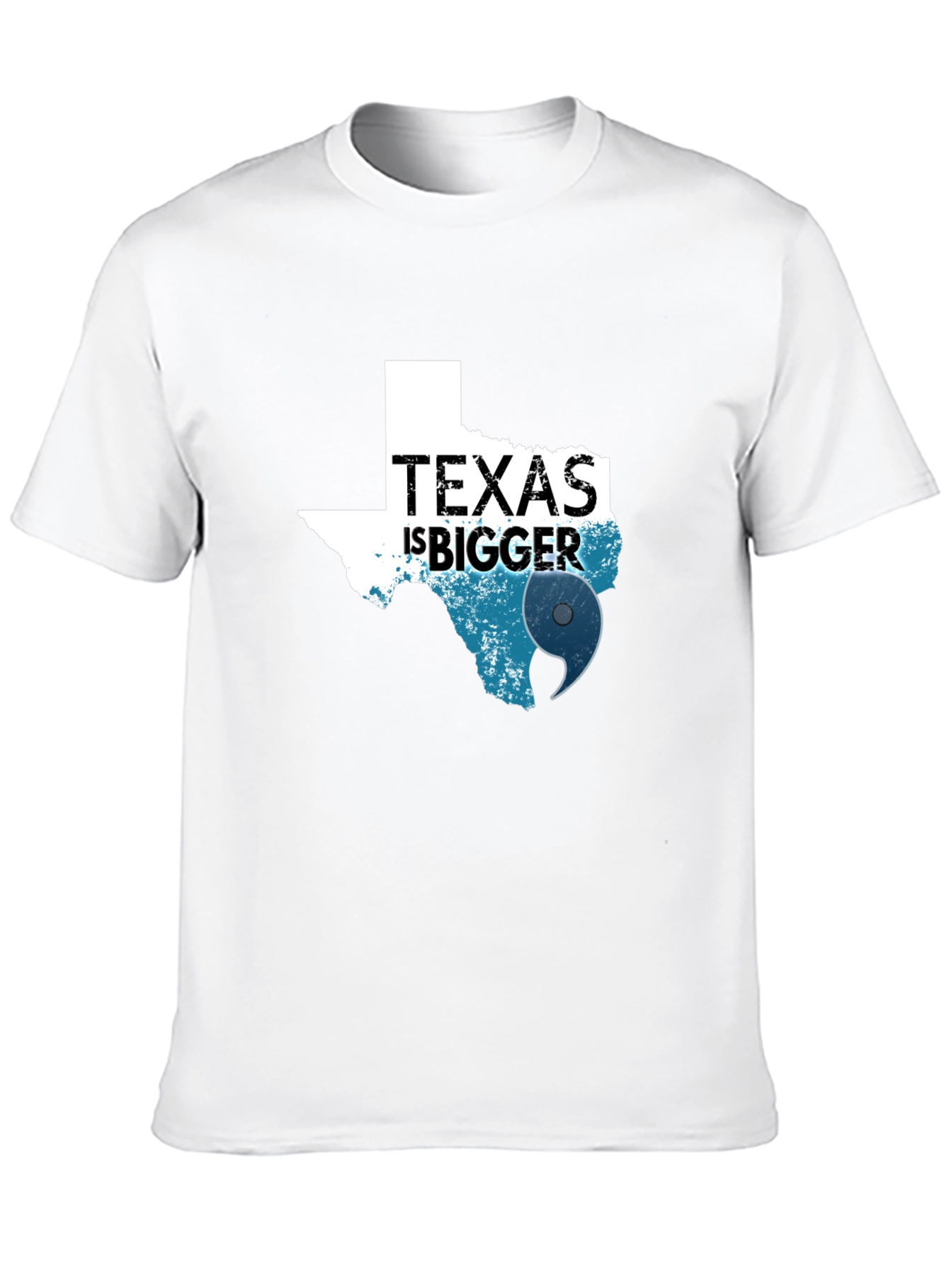 Texas is Bigger Hurricane Graphic T-Shirt
