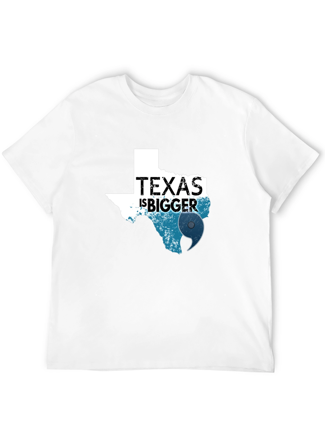 Texas is Bigger Hurricane Graphic T-Shirt