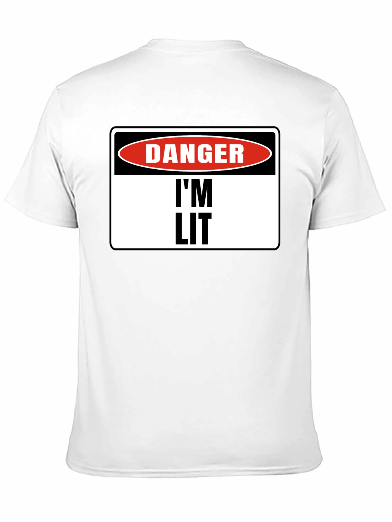 Danger Im Lit T-Shirt - Black Graphic Tee