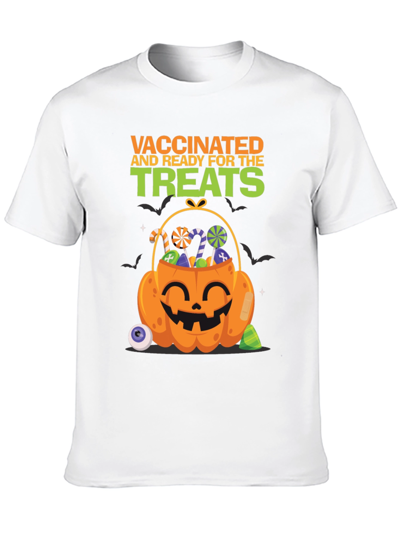 Vaccinated and Ready for the Treats Halloween T-Shirt