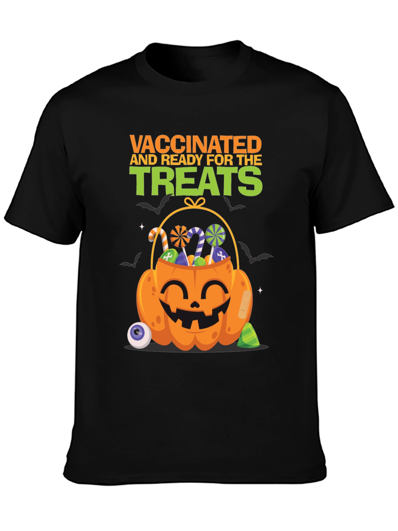 Vaccinated and Ready for the Treats Halloween T-Shirt