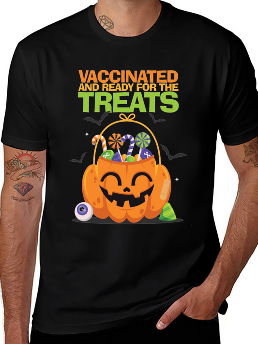 Vaccinated and Ready for the Treats Halloween T-Shirt