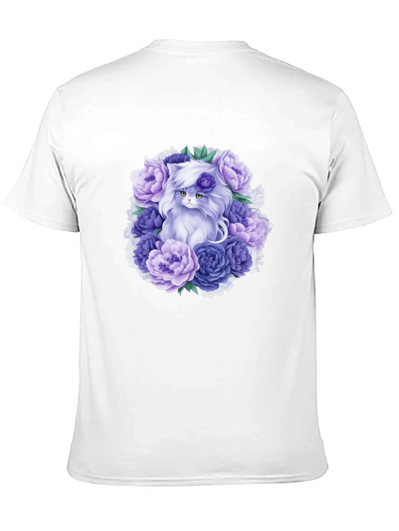 Floral Cat T-Shirt