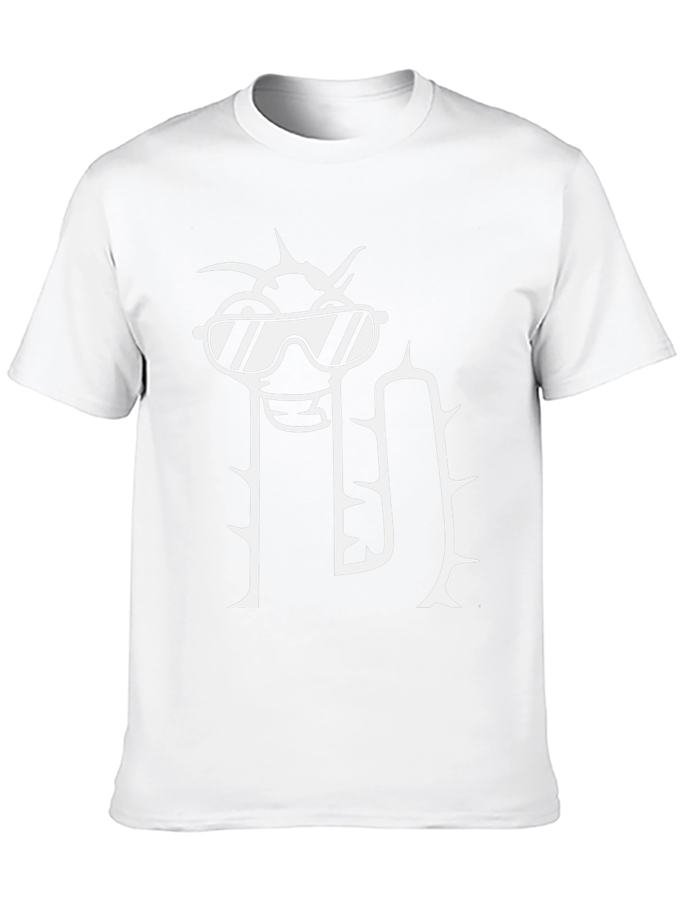 Cool Cactus Graphic T-Shirt - Mens Black Tee
