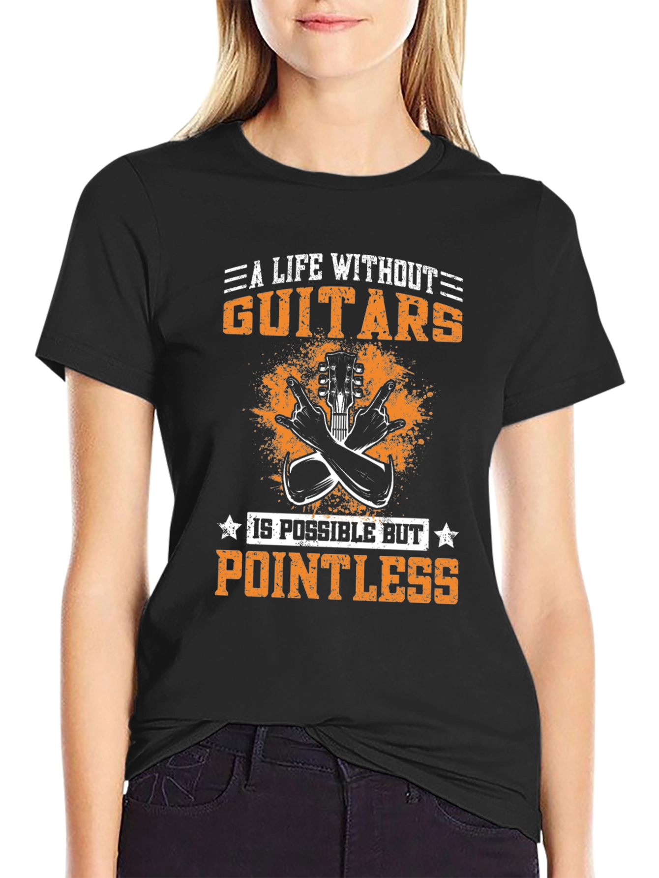 Guitar Lover T-Shirt - A Life Without Guitars