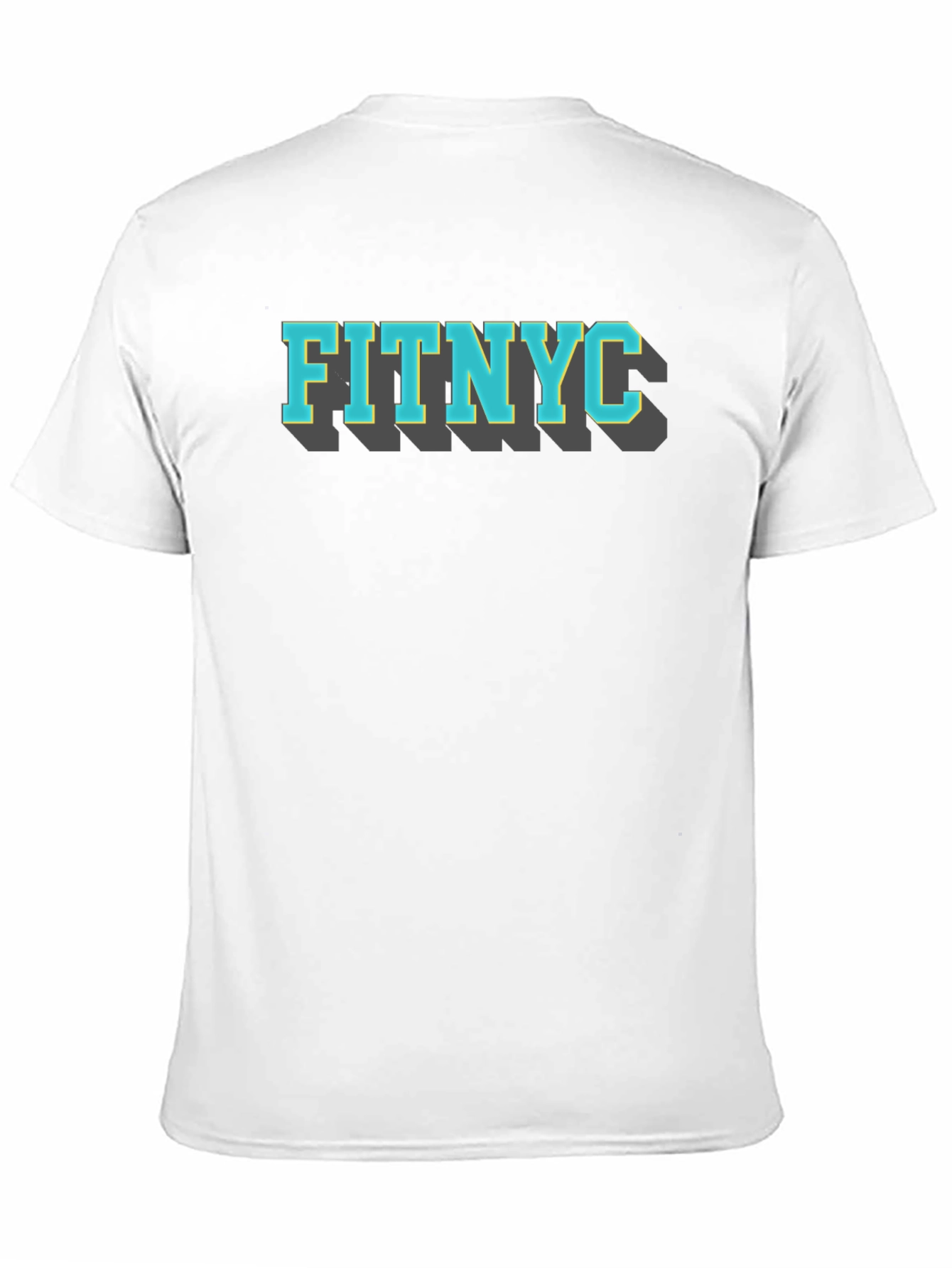 FITNYC Graphic Tee - Black Cotton T-Shirt