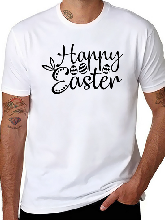 Happy Easter T-Shirt - Black