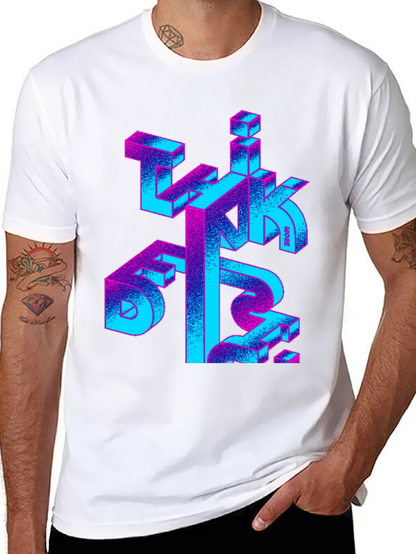Abstract Graphic Print T-Shirt