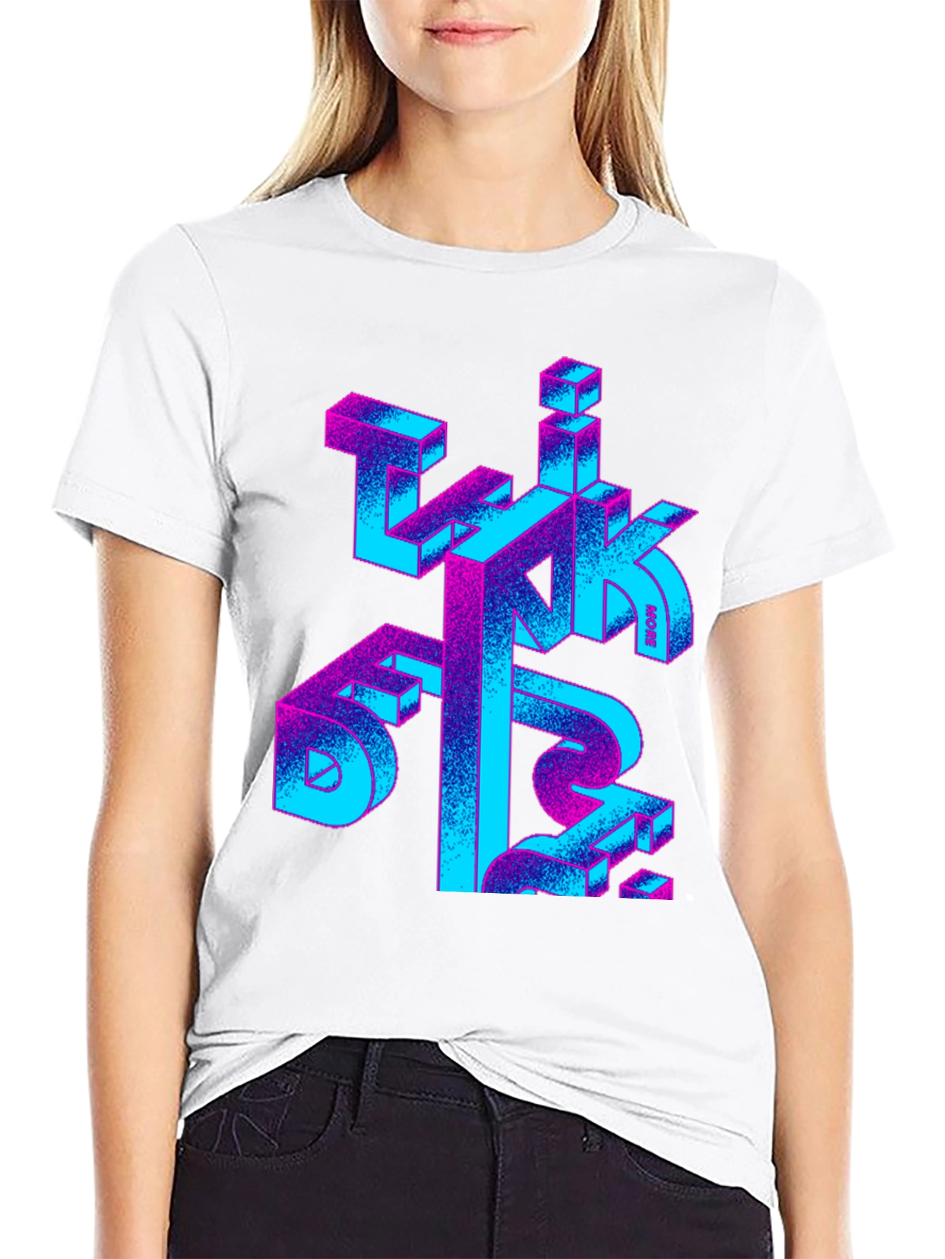 Abstract Graphic Print T-Shirt