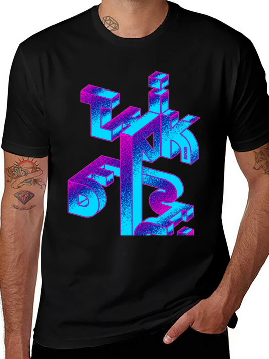 Abstract Graphic Print T-Shirt