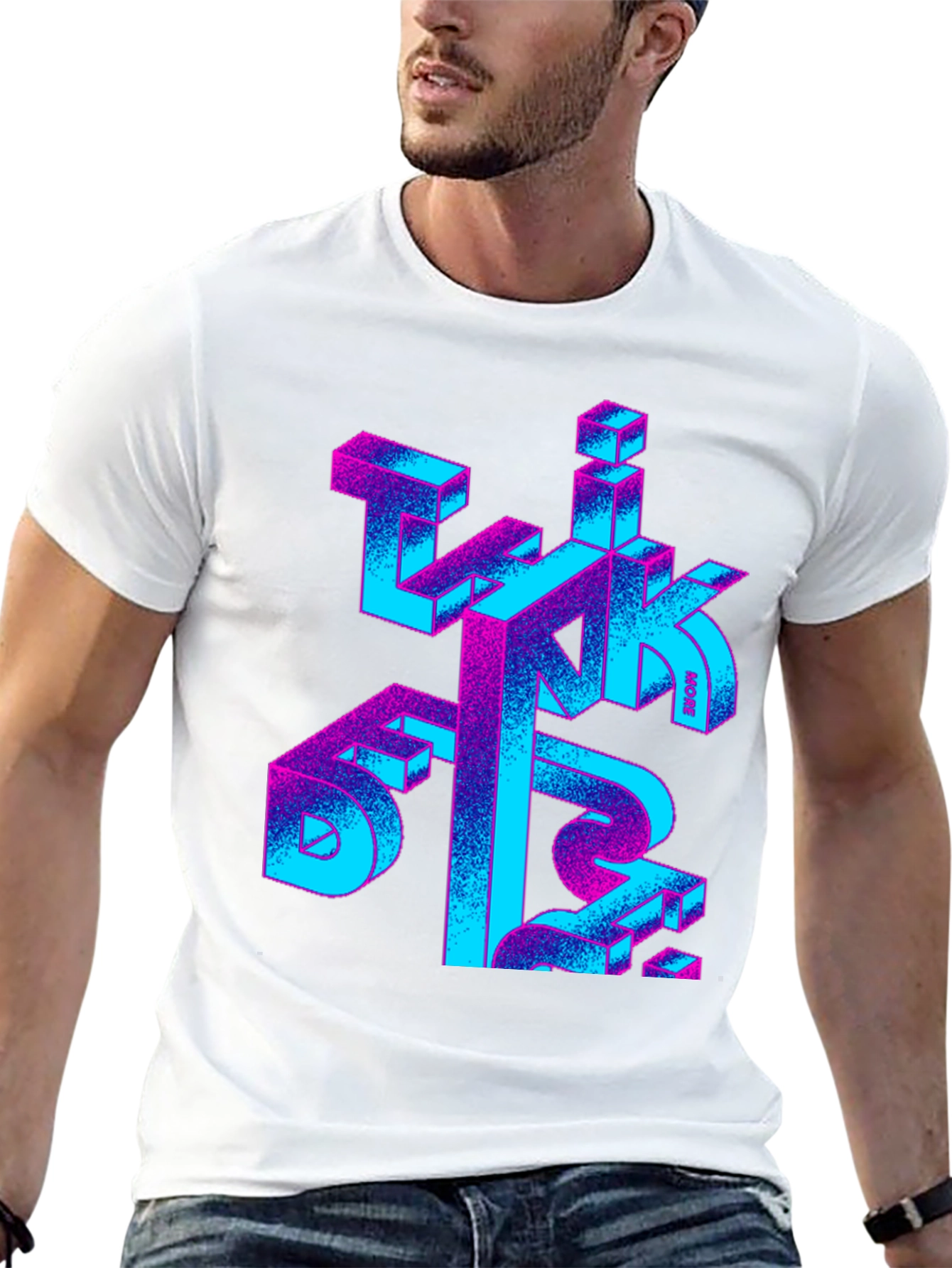 Abstract Graphic Print T-Shirt