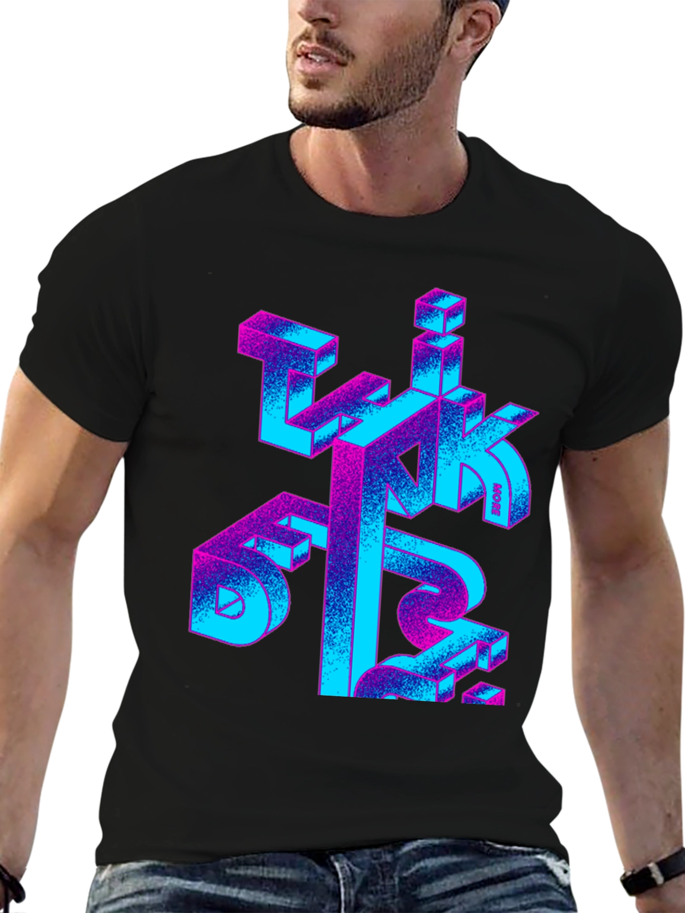 Abstract Graphic Print T-Shirt