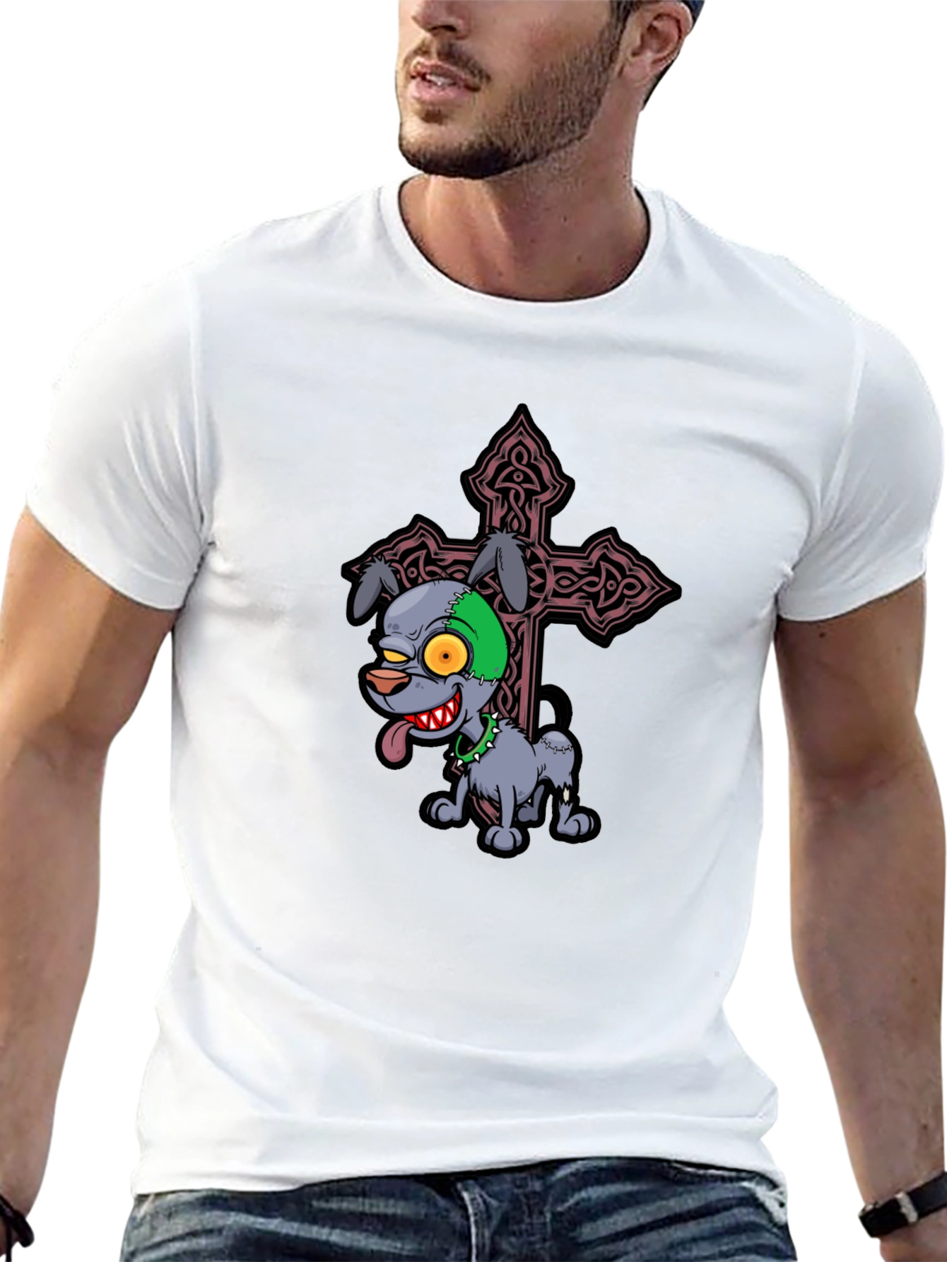 Zombie Dog T-Shirt - Gothic Style