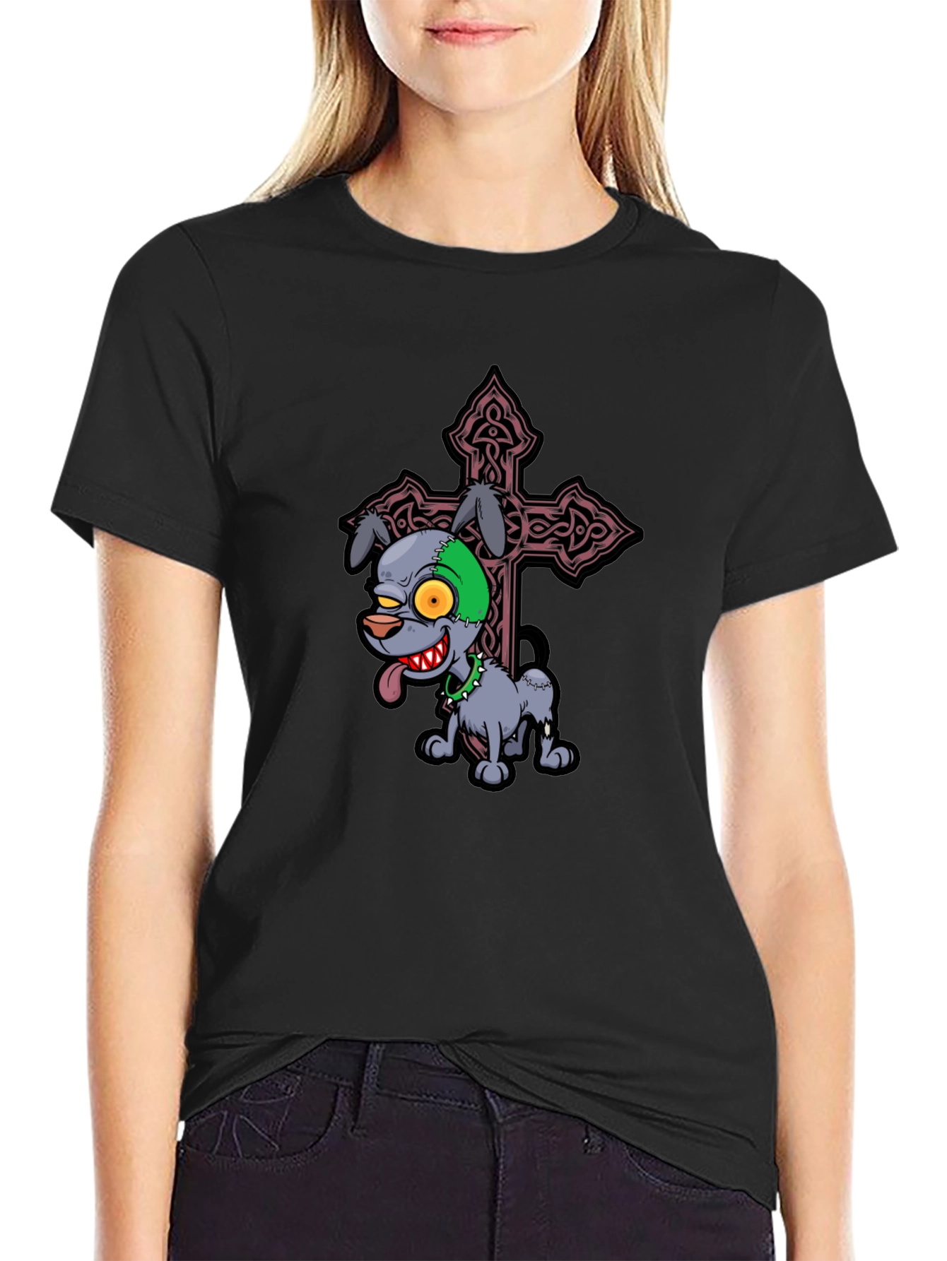 Zombie Dog T-Shirt - Gothic Style