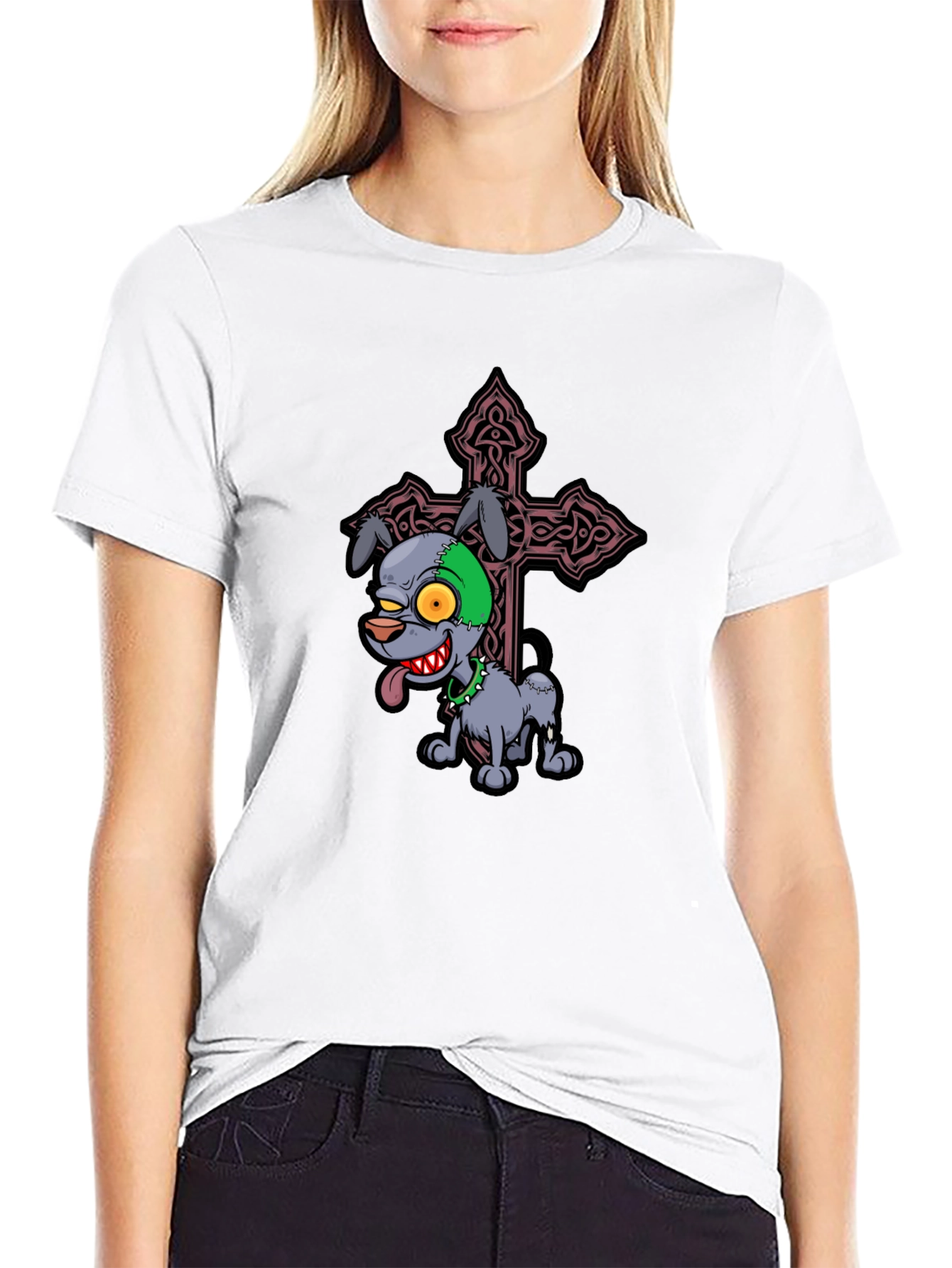Zombie Dog T-Shirt - Gothic Style