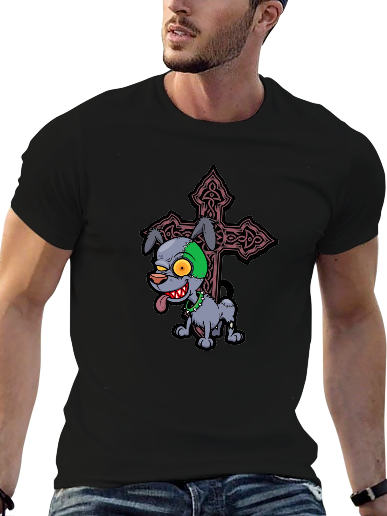 Zombie Dog T-Shirt - Gothic Style
