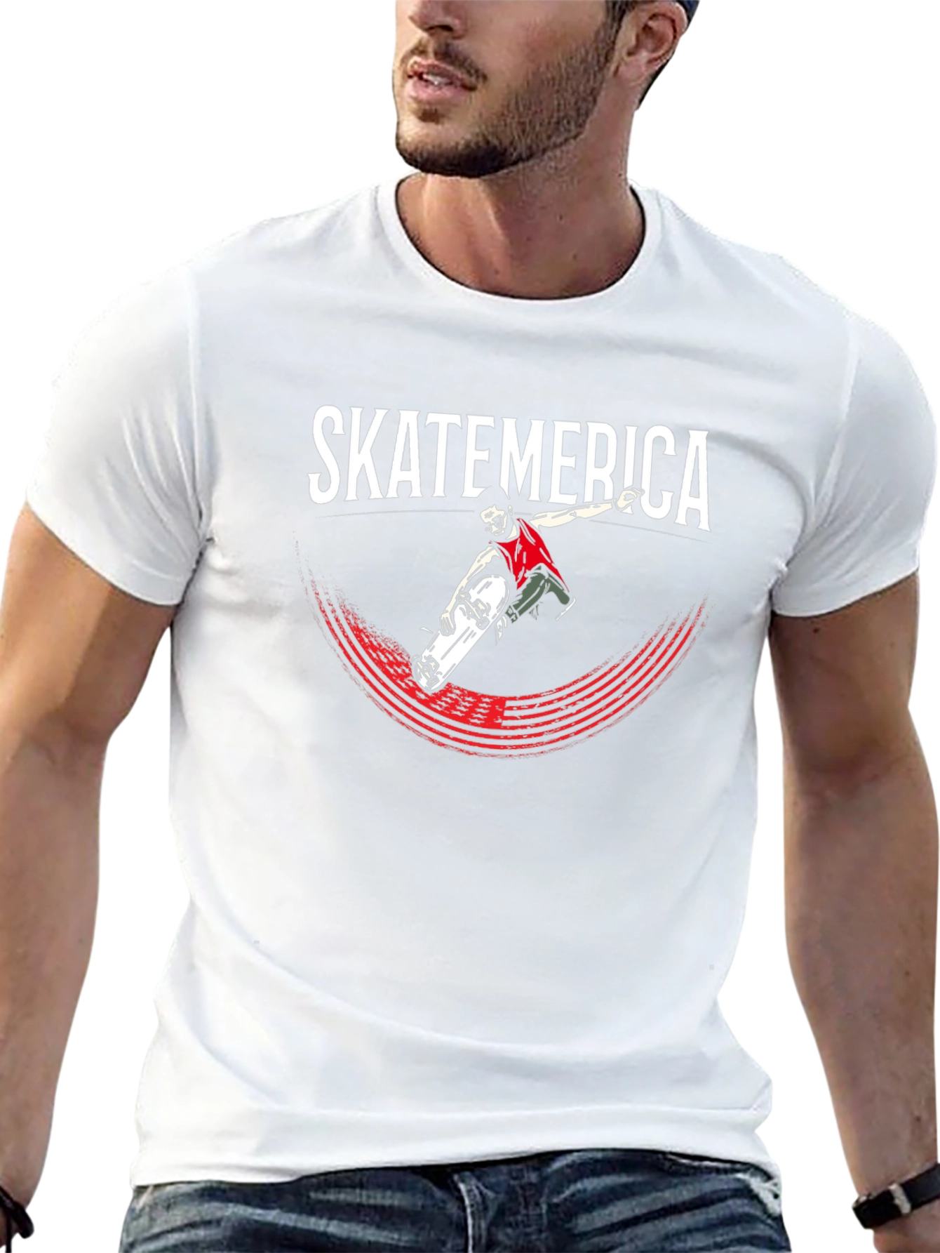 SkateAmerica Graphic T-Shirt Black