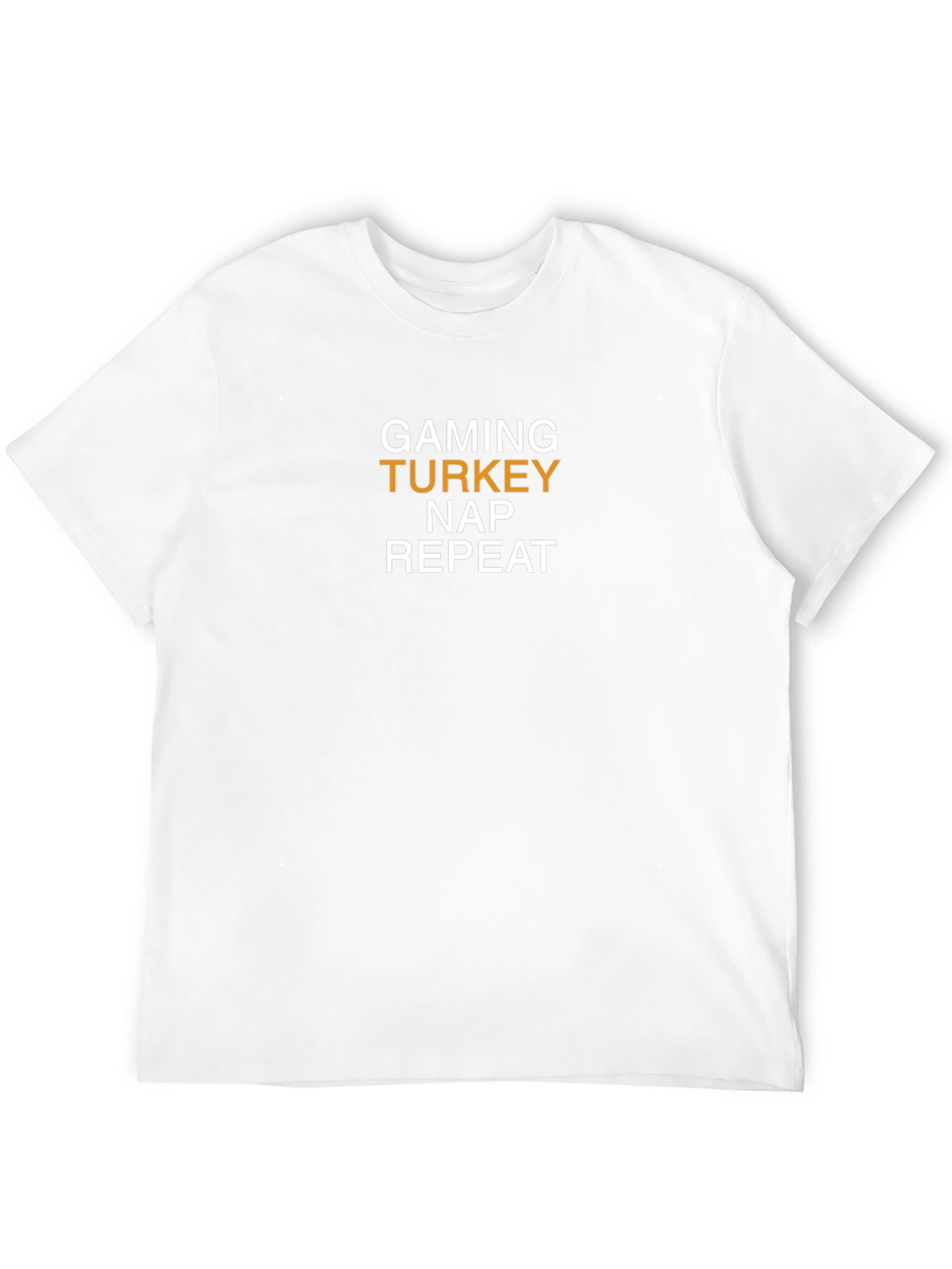 Gaming Turkey Nap Repeat Black T-Shirt