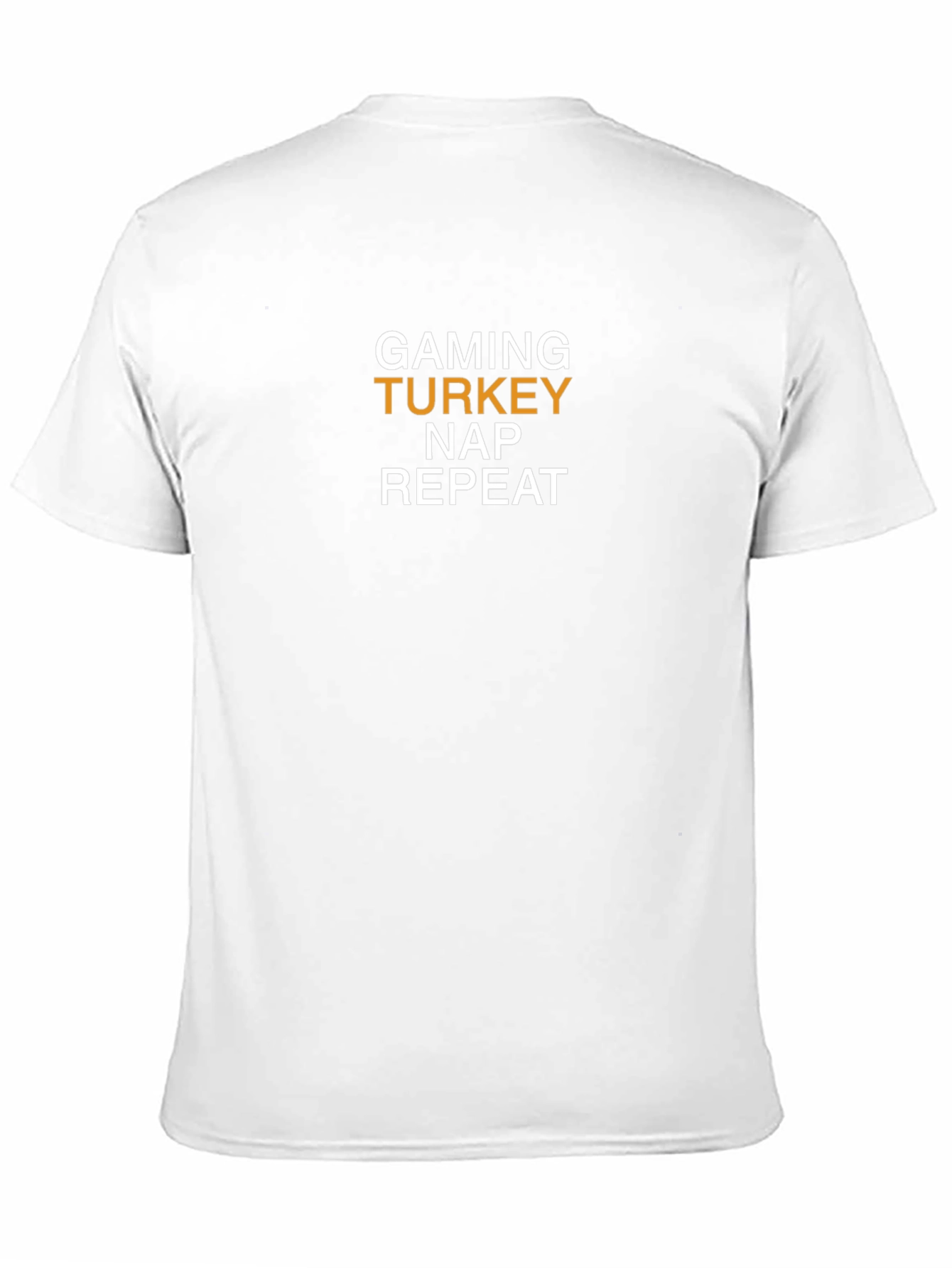 Gaming Turkey Nap Repeat Black T-Shirt
