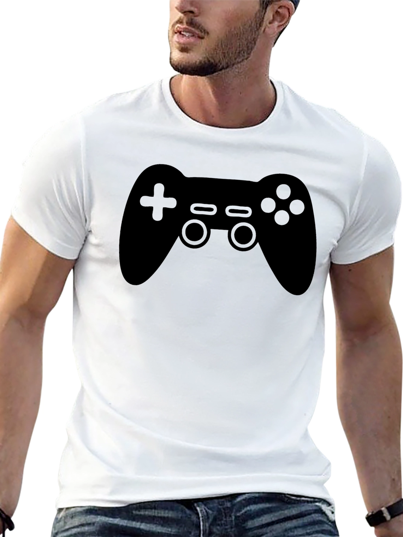 Gaming Controller Graphic T-Shirt - Gamer Style Tee