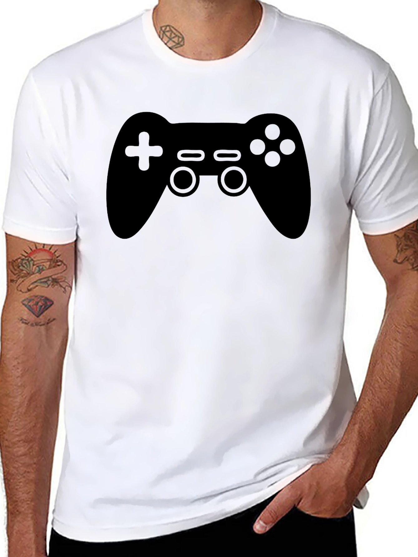 Gaming Controller Graphic T-Shirt - Gamer Style Tee