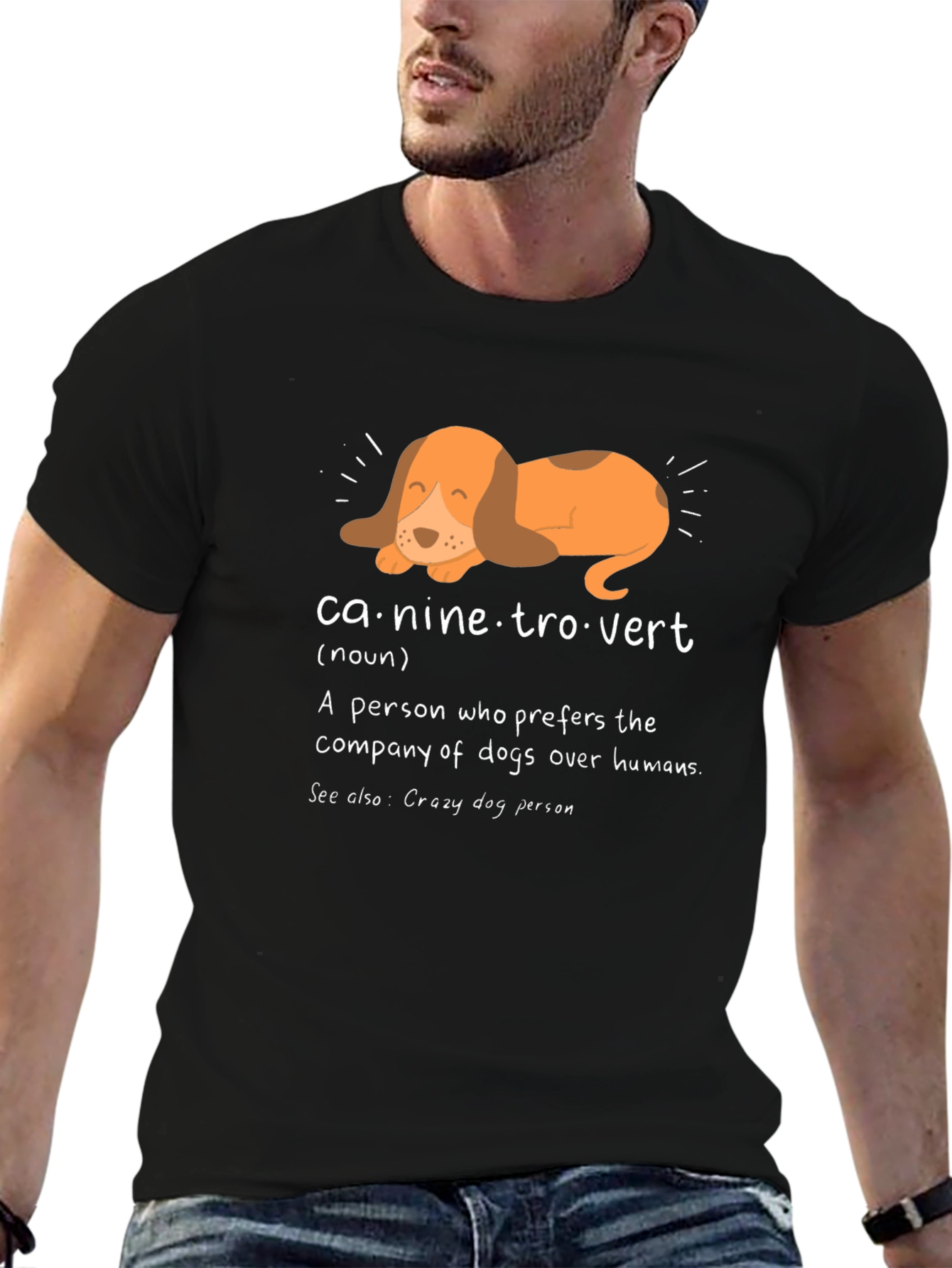 Canine-trovert T-Shirt - Dog Lover Apparel