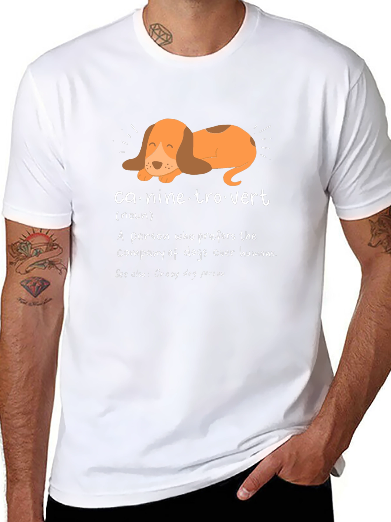 Canine-trovert T-Shirt - Dog Lover Apparel