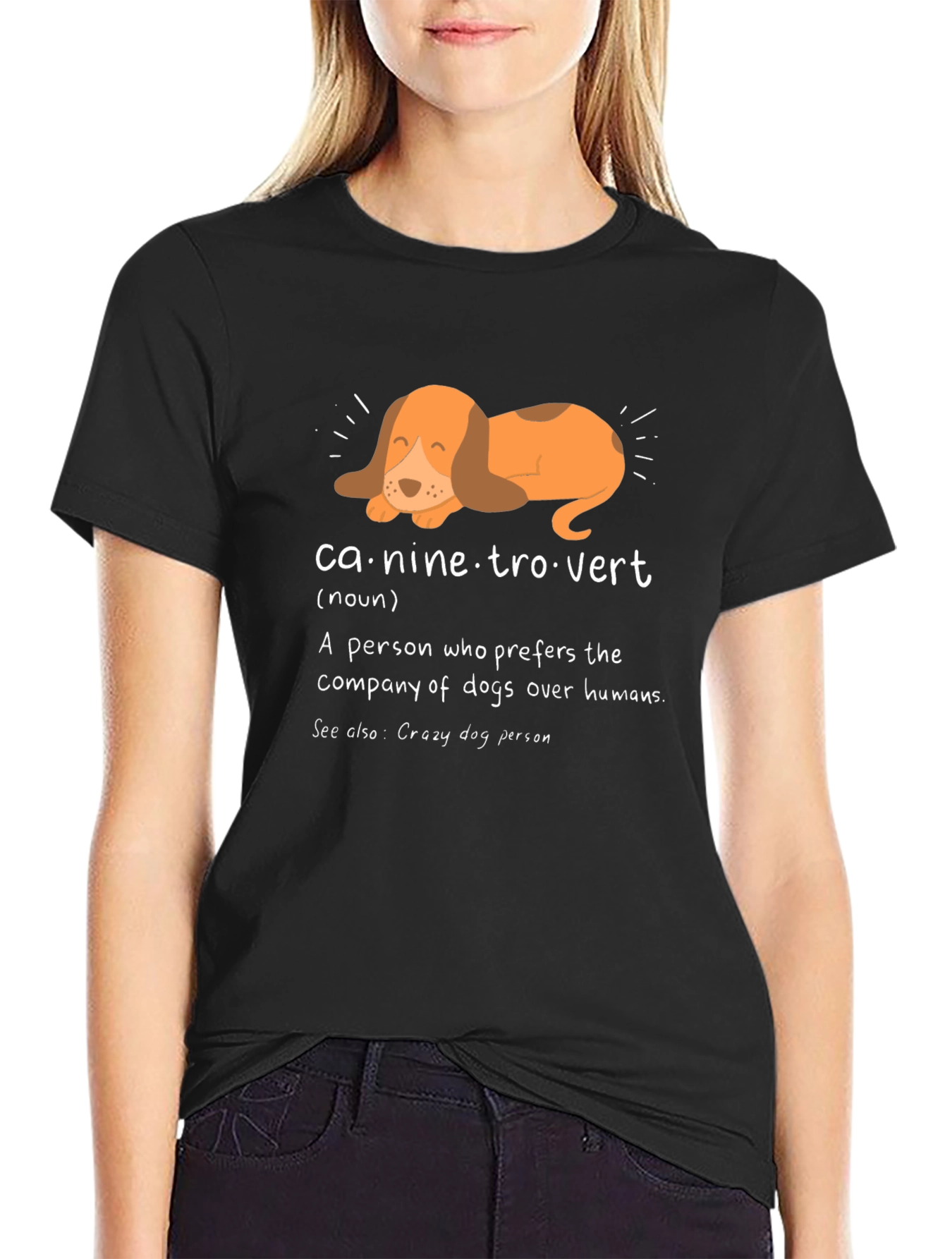 Canine-trovert T-Shirt - Dog Lover Apparel