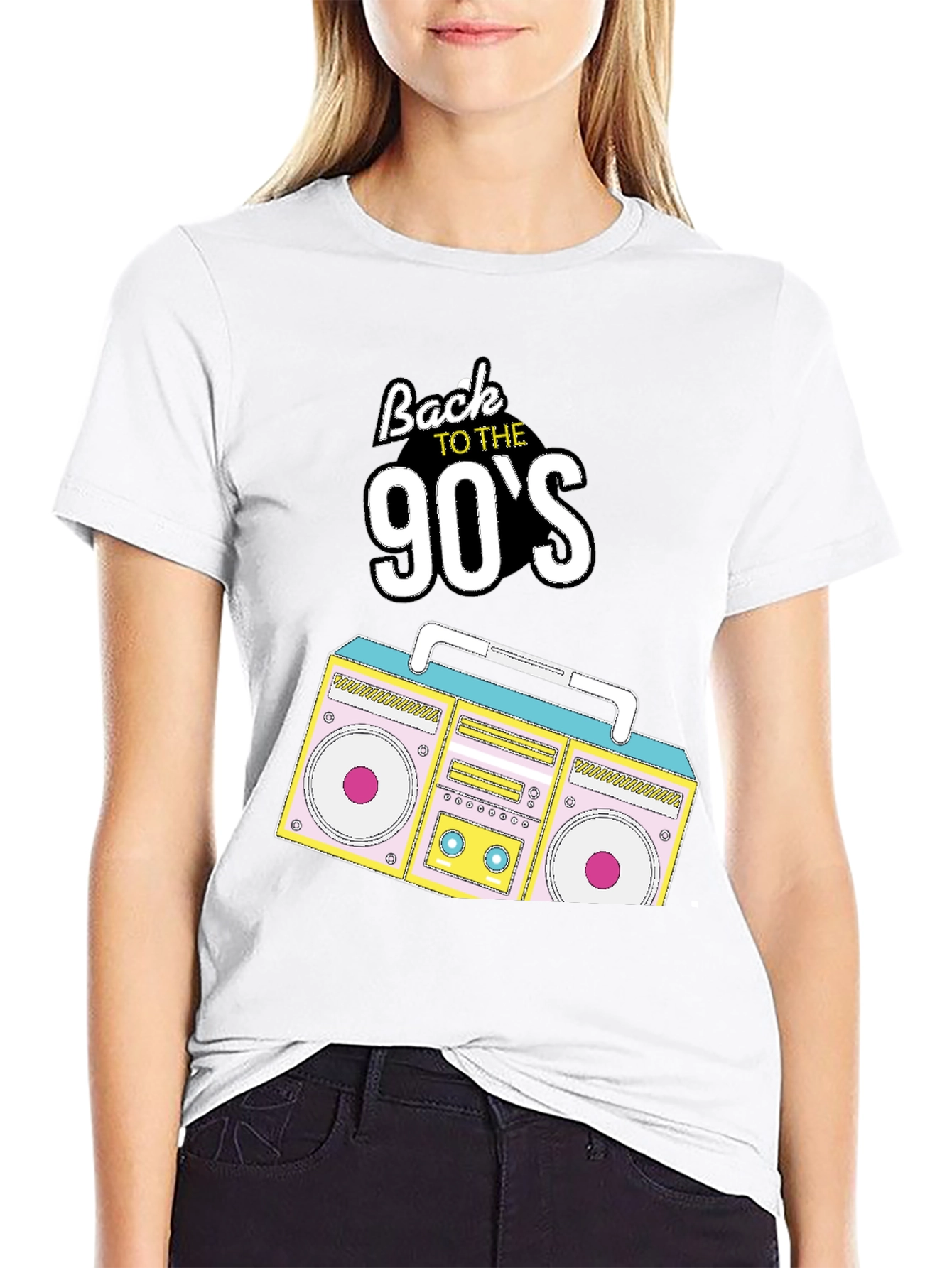 Back to the 90s Boombox Graphic Tee