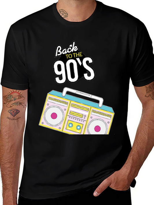 Back to the 90s Boombox Graphic Tee