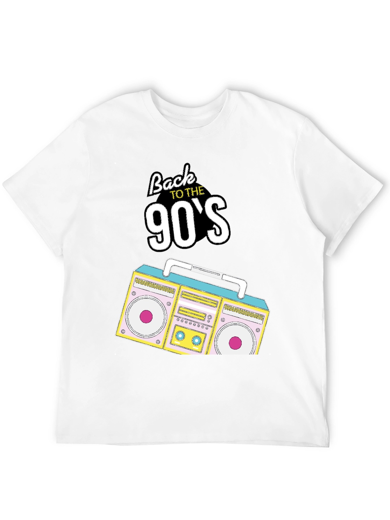 Back to the 90s Boombox Graphic Tee