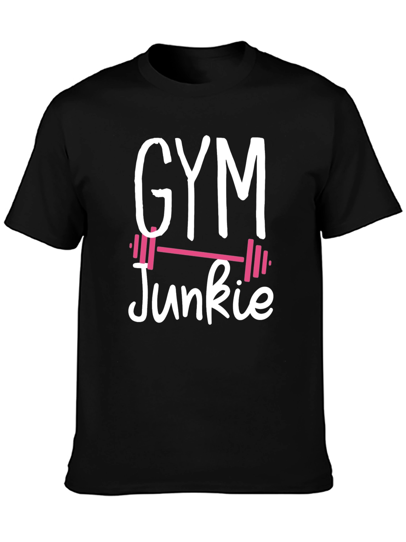 Gym Junkie Black T-Shirt - Fitness Apparel