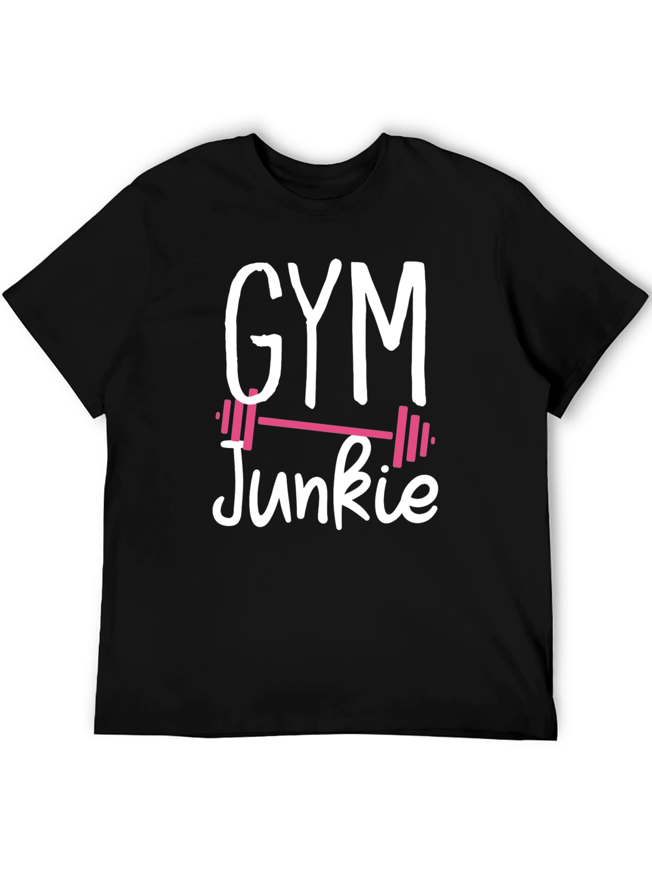 Gym Junkie Black T-Shirt - Fitness Apparel