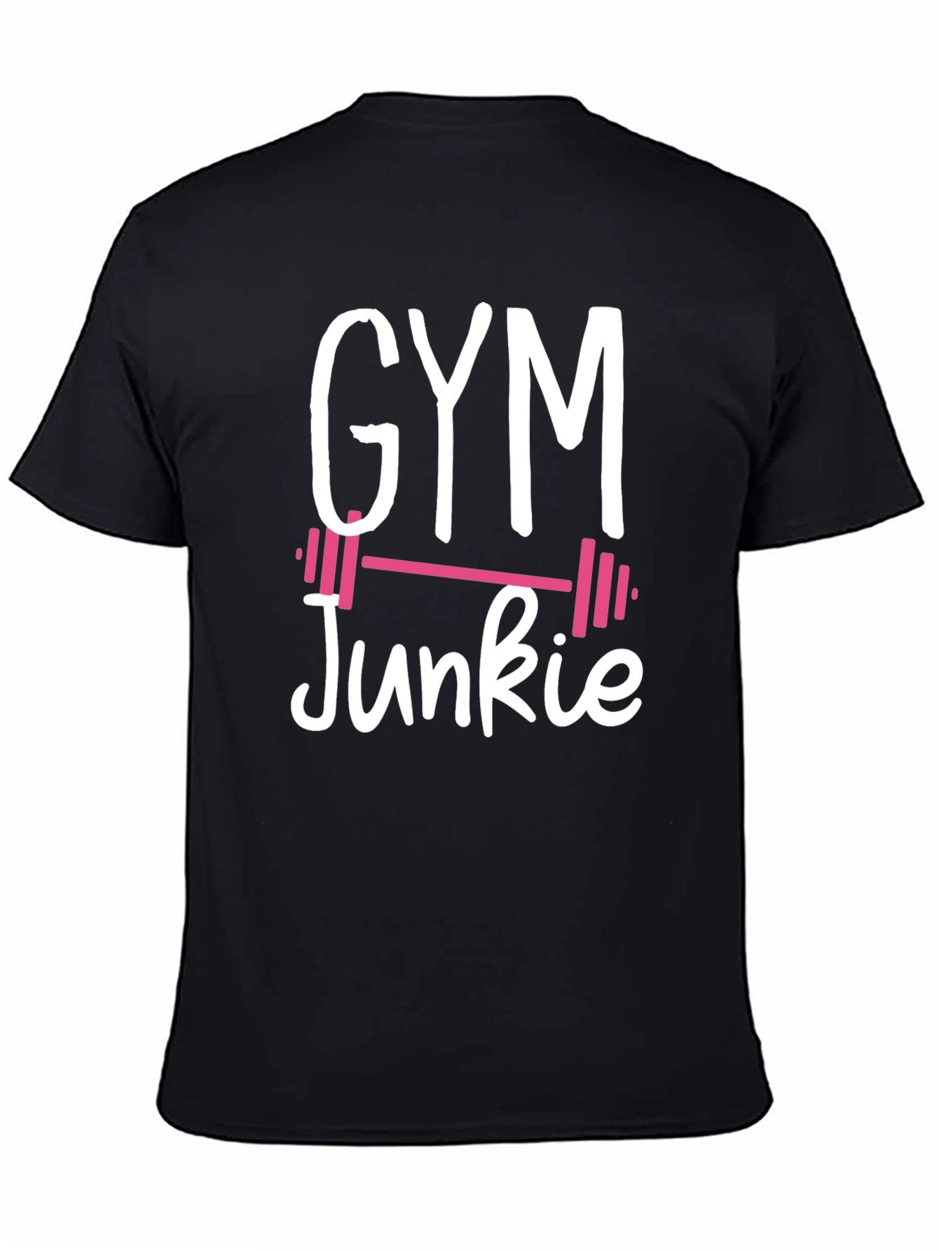 Gym Junkie Black T-Shirt - Fitness Apparel