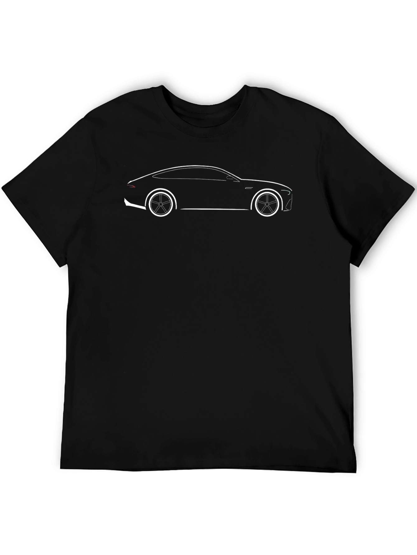 Sleek Car Silhouette T-Shirt - Modern Graphic Tee
