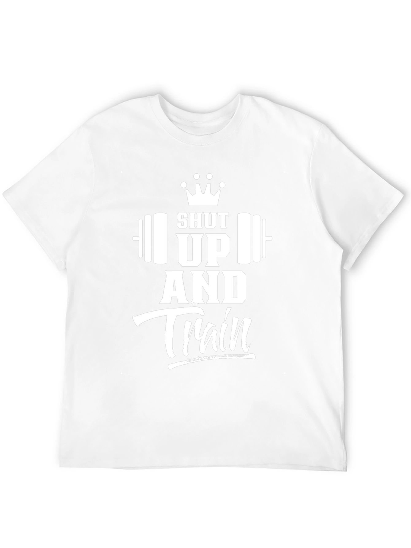 Shut Up and Train Black Graphic T-Shirt